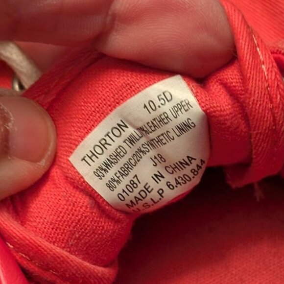 P10 POLO RALPH LAUREN THORTON Canvas Low-Top Sneakers - Picture 7 of 12